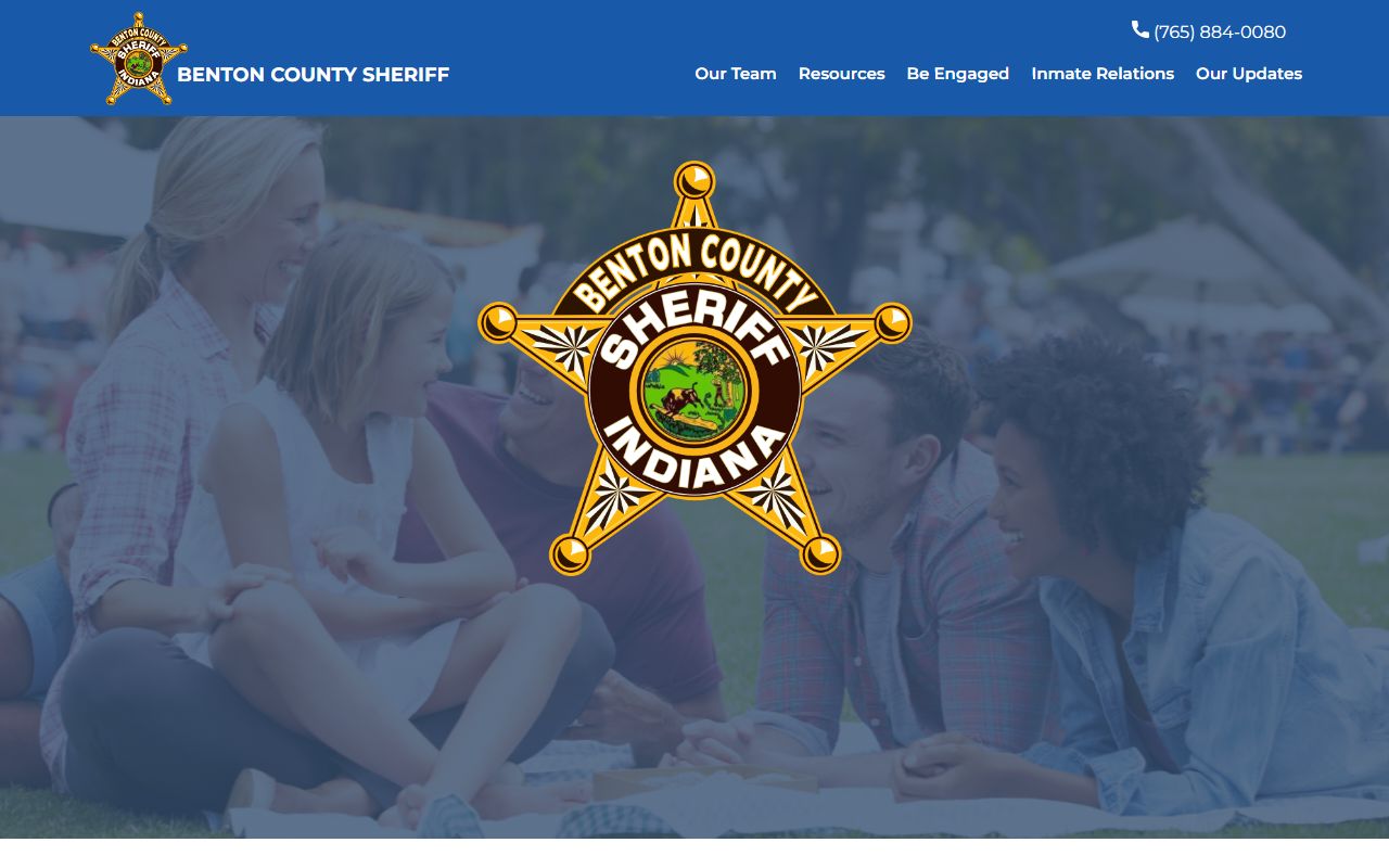 Benton County Sheriff's Office website for booking reports