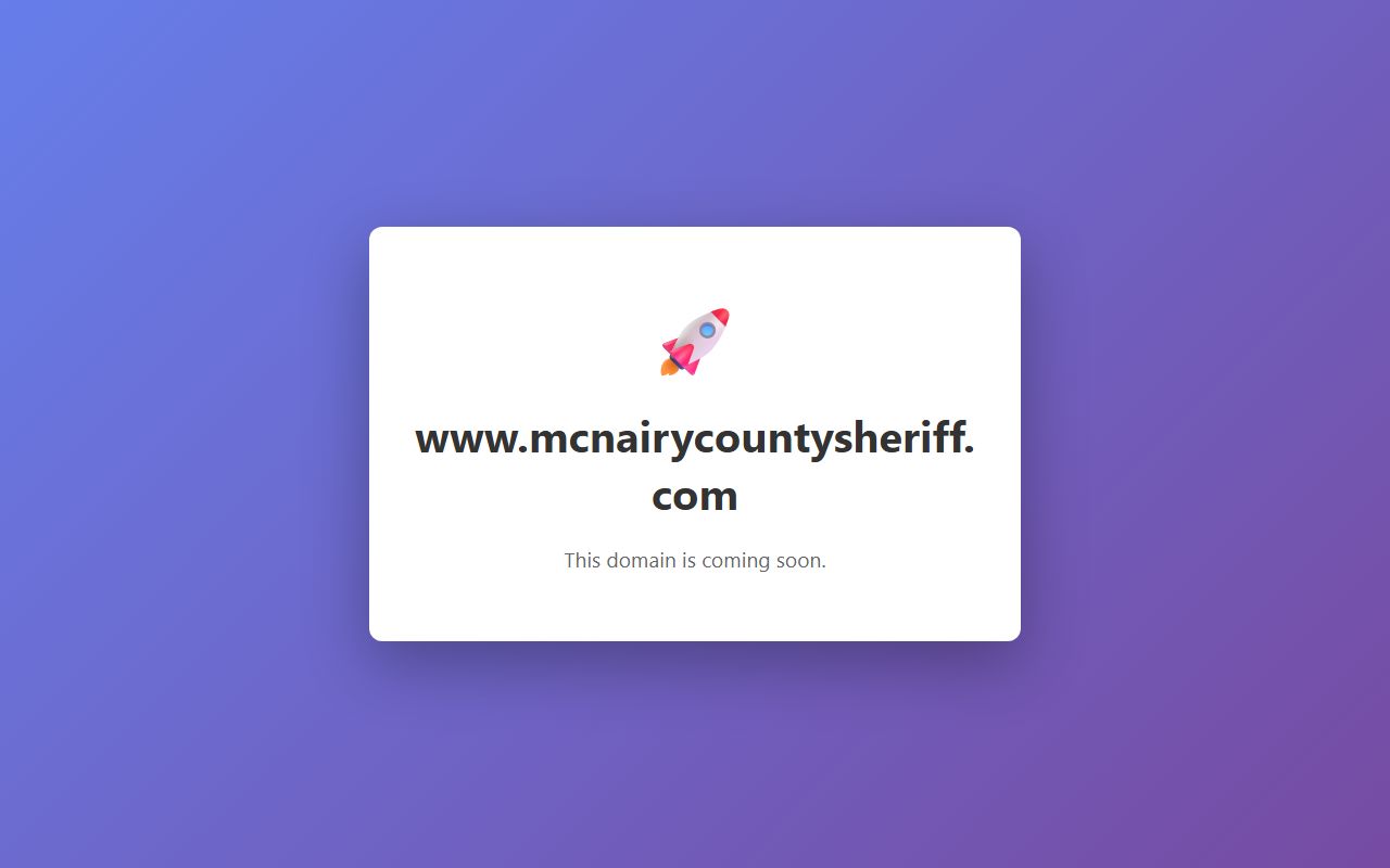 McNairy County Sheriff's Office website for booking reports