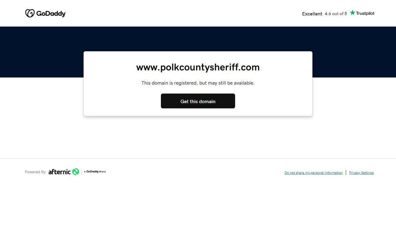 Polk County Sheriff's Office website for booking reports